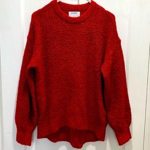 NWOT Beautiful Red Women’s Old Navy Sweater